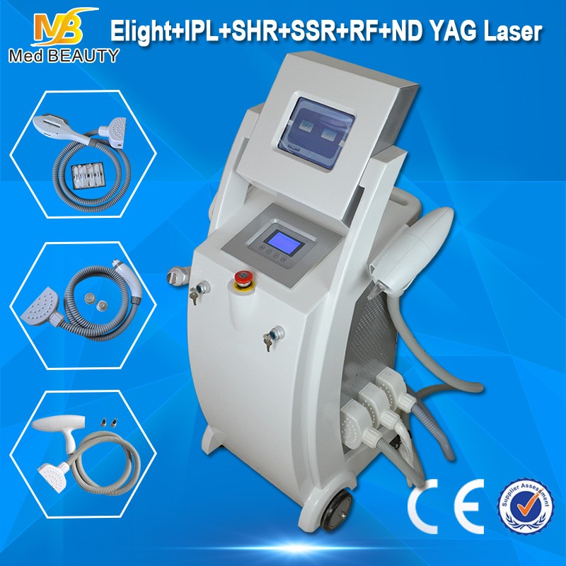 Laser-IPL Rfs Shr Elight-Hochenergie IPL-Schönheits-Ausrüstungs-Nd-Yag Haar-Abbau-Maschine