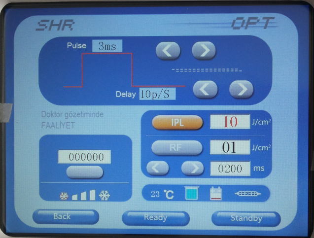 Multifunktionsschönheits-Ausrüstung E-Licht IPL-Rfs SHR mit 8,4 Zoll-Farbnoten-Anzeige