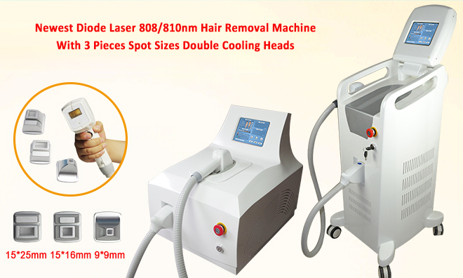 Dioden-Laser-Haar-Abbau-portierbare Maschinen-Luftkühlung der ununterbrochenen Wellen-810nm